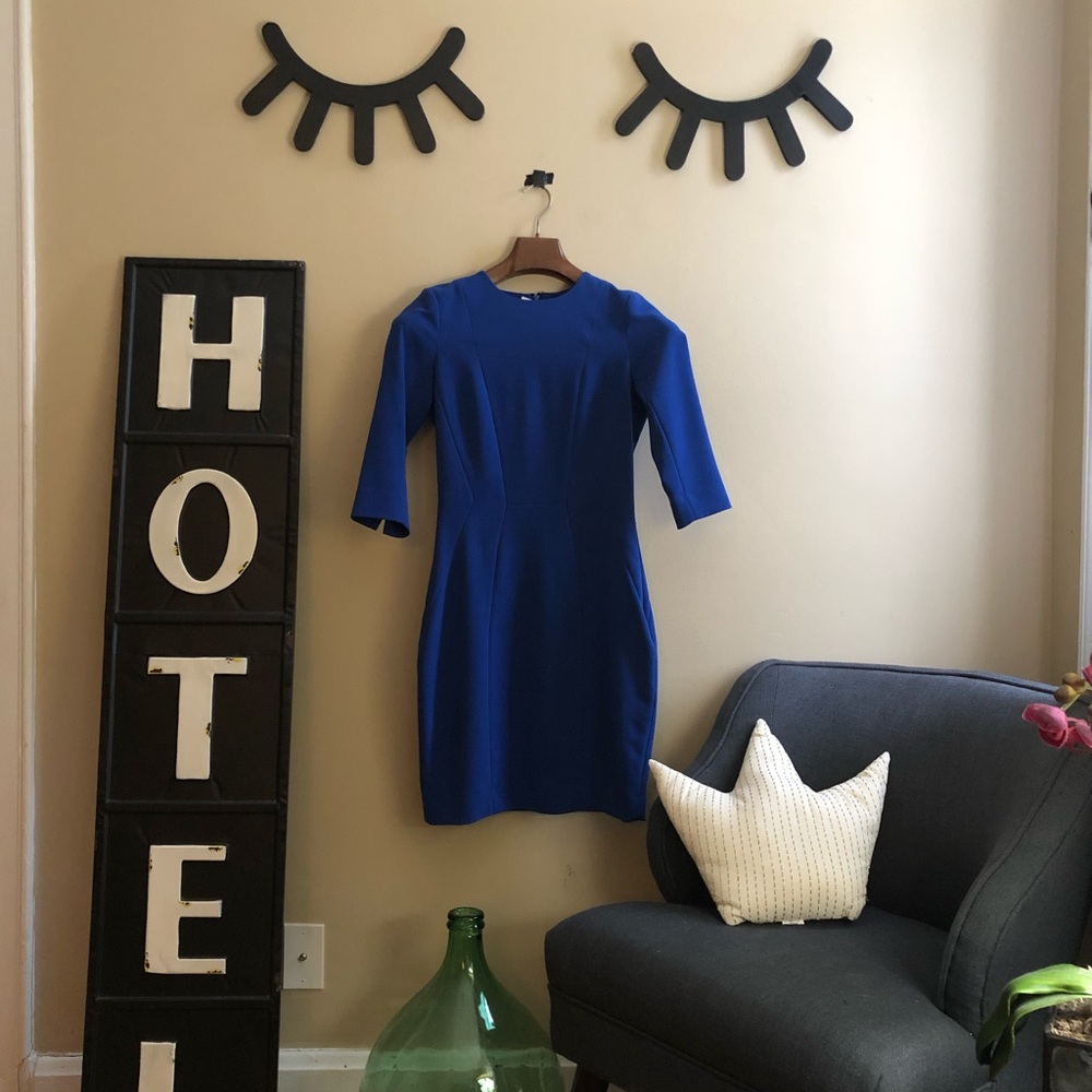 Cobalt Blue Business Dress